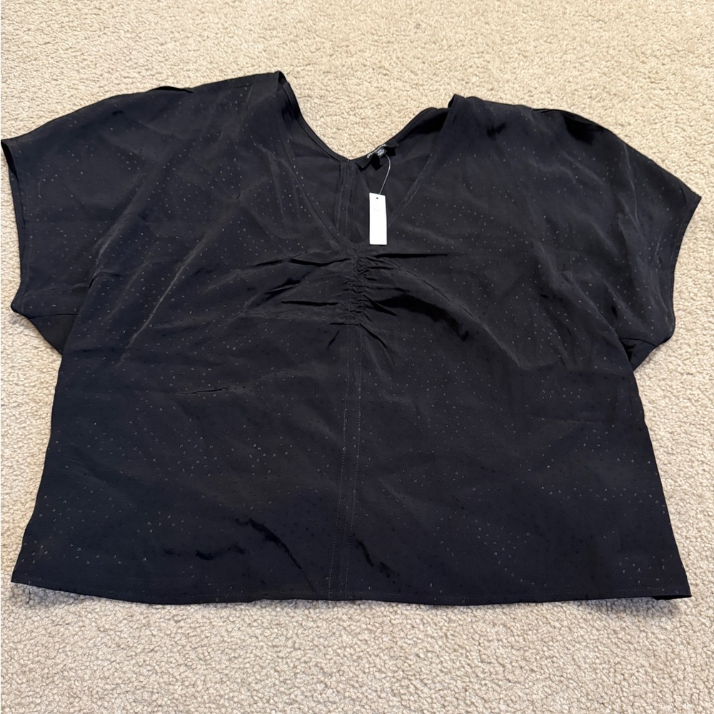 NWT Elegant Madewell Black Women's Top